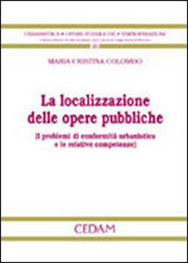 La localizzazione delle opere pubbliche - Librerie.coop
