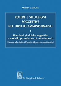Potere e situazioni soggettive nel diritto amministrativo - Librerie.coop