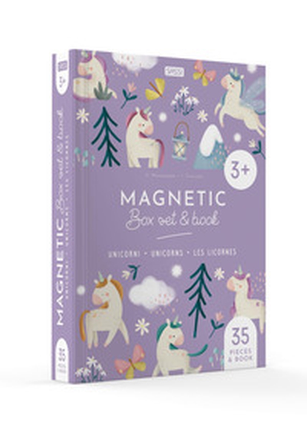 Unicorni-Unicorns-Les licornes. Magnetic box e book - Librerie.coop