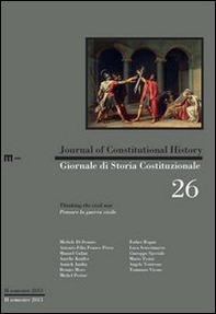Giornale di storia costituzionale. Ediz. italiana e inglese - Vol. 26 - Librerie.coop