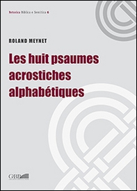 Le huit psaumes acrostiches alphabétiques - Librerie.coop