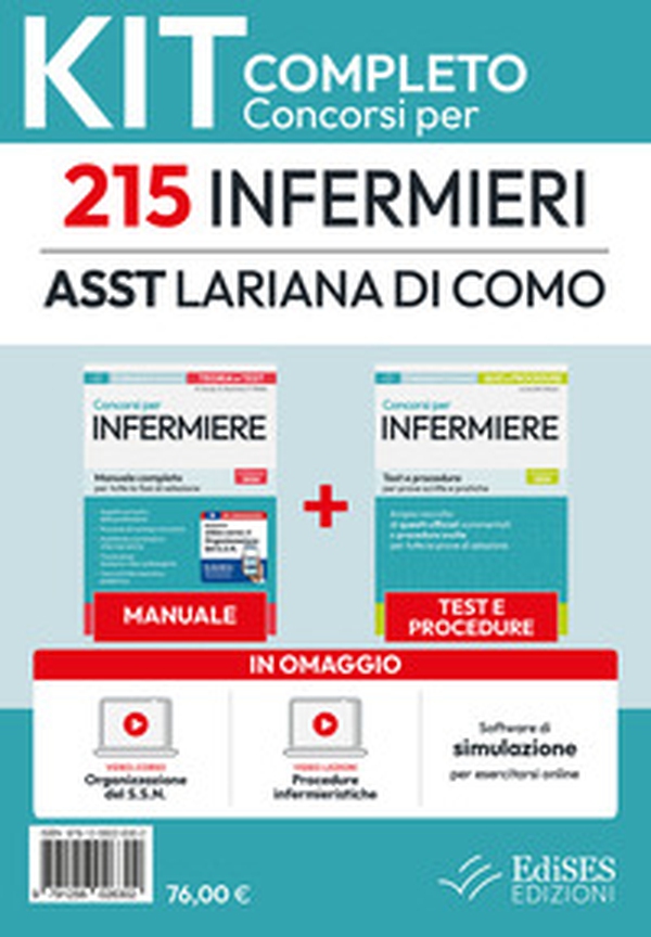 Kit concorso 215 Infermieri Lariana di Como - Librerie.coop