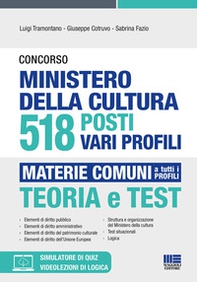 Concorso Ministero della cultura 518 posti vari profili - Librerie.coop