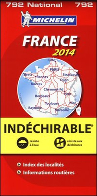 France 2014 1:1.000.000. Indéchirable - Librerie.coop