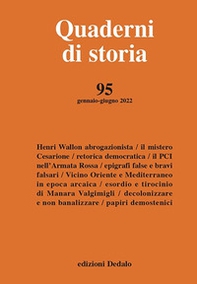 Quaderni di storia - Vol. 95 - Librerie.coop