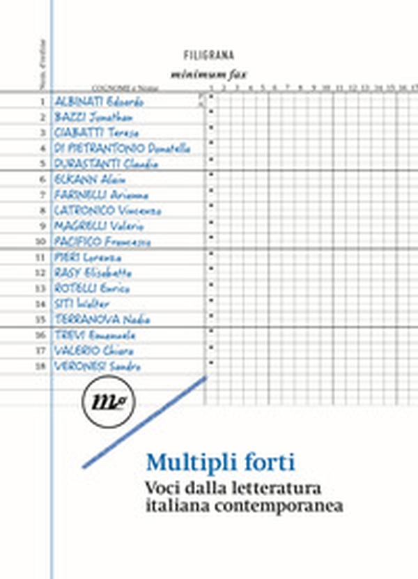 Multipli forti. Voci dalla letteratura italiana contemporanea - Librerie.coop Multipli forti. Voci dalla letteratura italiana contemporanea - Librerie.coop