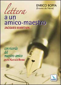 Lettera a un amico-maestro, Jacques Maritain - Librerie.coop
