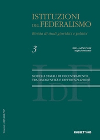 Istituzioni del federalismo. Rivista di studi giuridici e politici - Vol. 3 - Librerie.coop