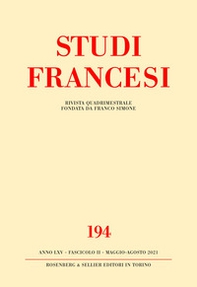 Studi francesi - Vol. 194 - Librerie.coop