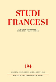 Studi francesi - Vol. 194 - Librerie.coop Studi francesi - Vol. 194 - Librerie.coop