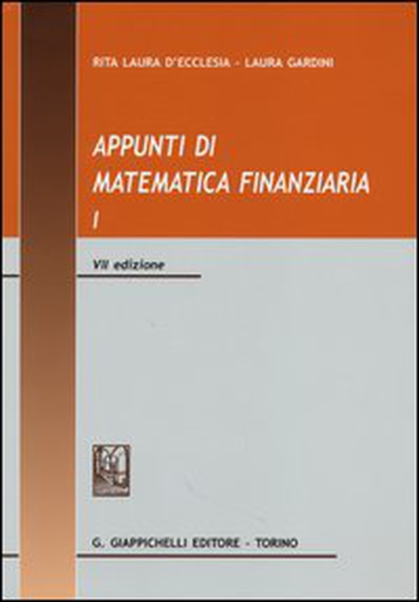 Appunti di matematica finanziaria - Librerie.coop Appunti di matematica finanziaria - Librerie.coop