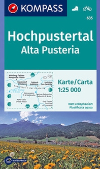Carta escursionistica n. 635. Alta Pusteria-Hochpustertal 1:25.000 - Librerie.coop