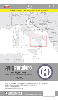 Avioportolano. VFR flight chart LI 5 Italy south. ICAO annex 4 - EU-Regulations compliant. Ediz. italiana e inglese - Librerie.coop