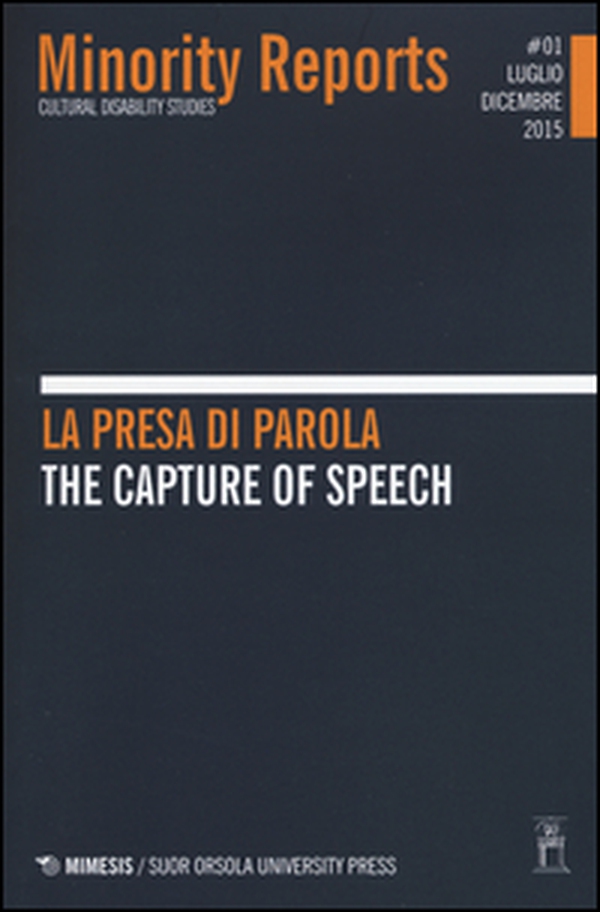 Minority reports. Cultural disability studies - Vol. 1 - Librerie.coop Minority reports. Cultural disability studies - Vol. 1 - Librerie.coop