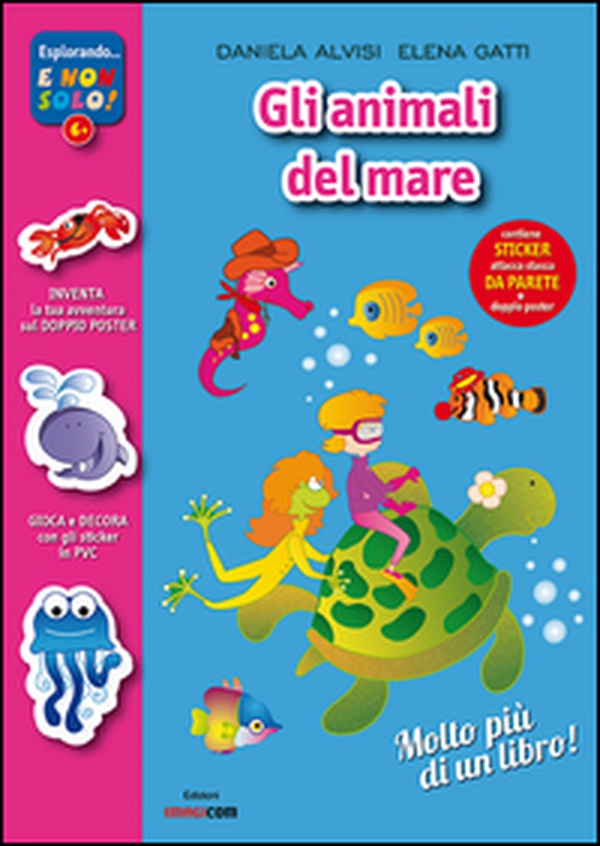 Animali mare oceano. Con adesivi. Con poster - Librerie.coop Animali mare oceano. Con adesivi. Con poster - Librerie.coop