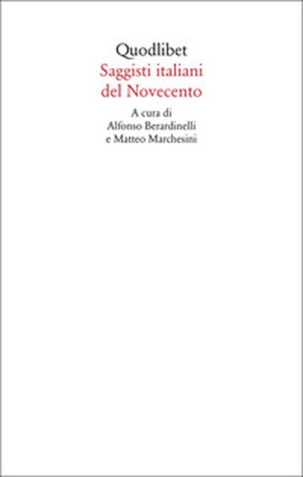Saggisti italiani del Novecento - Librerie.coop Saggisti italiani del Novecento - Librerie.coop