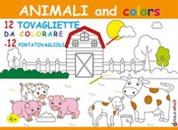 Animali and colors. 12 tovagliette da colorare + 12 portatavaglioli - Librerie.coop Animali and colors. 12 tovagliette da colorare + 12 portatavaglioli - Librerie.coop