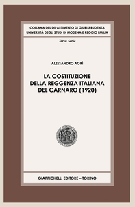 La Costituzione della Reggenza italiana del Carnaro (1920) - e-Book - Librerie.coop