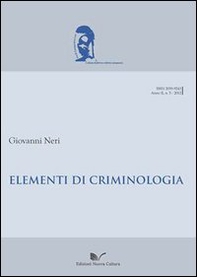 Elementi di criminologia - Librerie.coop Elementi di criminologia - Librerie.coop