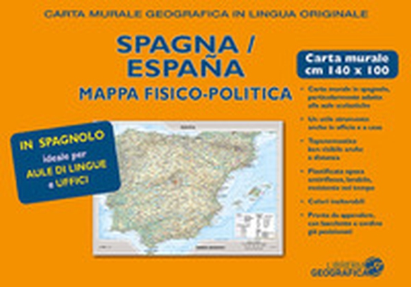 Spagna. Carta murale - Librerie.coop Spagna. Carta murale - Librerie.coop