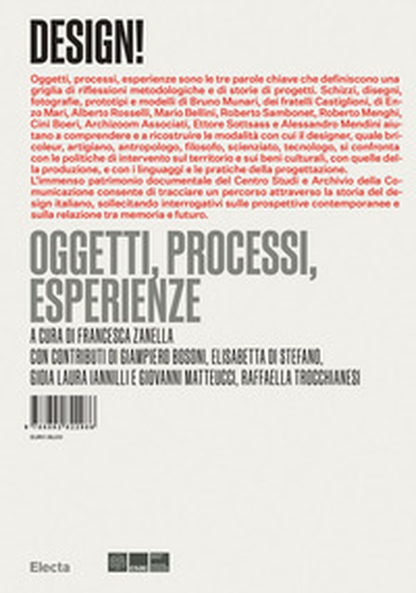 Design! Oggetti, processi, esperienze - Librerie.coop Design! Oggetti, processi, esperienze - Librerie.coop