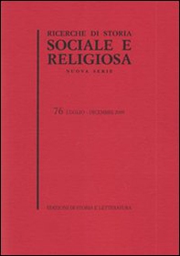 Ricerche di storia sociale e religiosa - Vol. 76 - Librerie.coop
