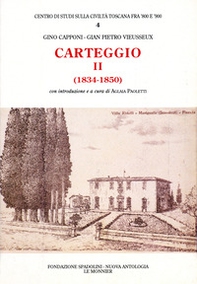 Carteggio (1834-1850) - Librerie.coop