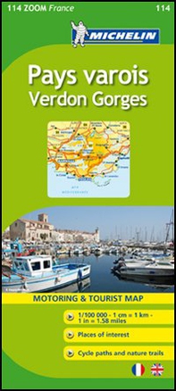 Pays varois, Verdon Gorges 1:100.000 - Librerie.coop