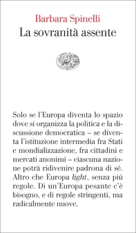 La sovranità assente - Librerie.coop La sovranità assente - Librerie.coop