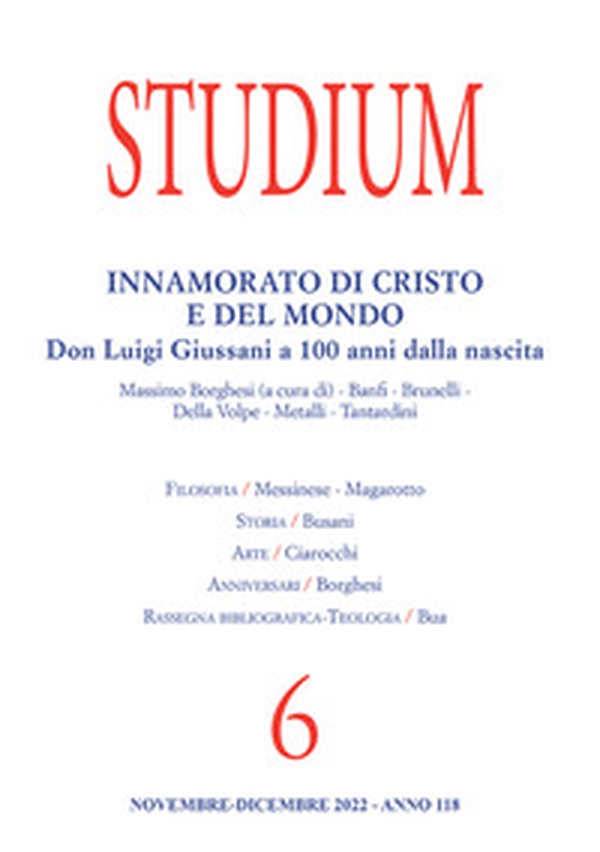 Studium - Vol. 6 - Librerie.coop Studium - Vol. 6 - Librerie.coop