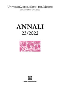 Annali del Dipartimento di scienze giuridico-sociali e dell'amministrazione - Vol. 23 - Librerie.coop