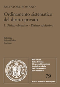 Ordinamento sistematico del diritto privato - Vol. 2 - Librerie.coop