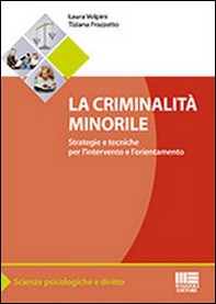 La criminalità minorile. Strategie e tecniche per l'intervento e l'orientamento - Librerie.coop