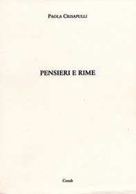 Pensieri e rime - Librerie.coop