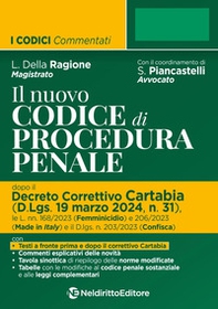 Nuovo codice di procedura penale dopo il Decreto Correttivo Cartabia - Librerie.coop Nuovo codice di procedura penale dopo il Decreto Correttivo Cartabia - Librerie.coop