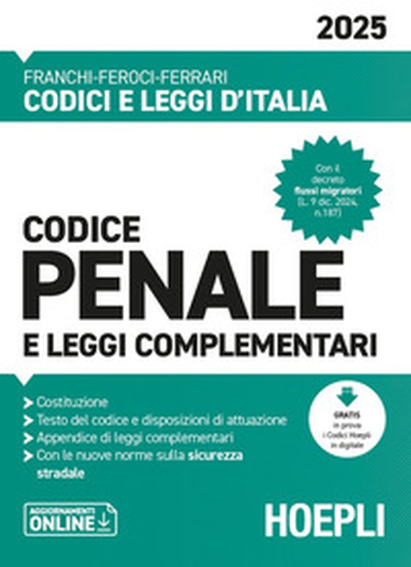 Codice penale e leggi complementari 2025 - Librerie.coop Codice penale e leggi complementari 2025 - Librerie.coop