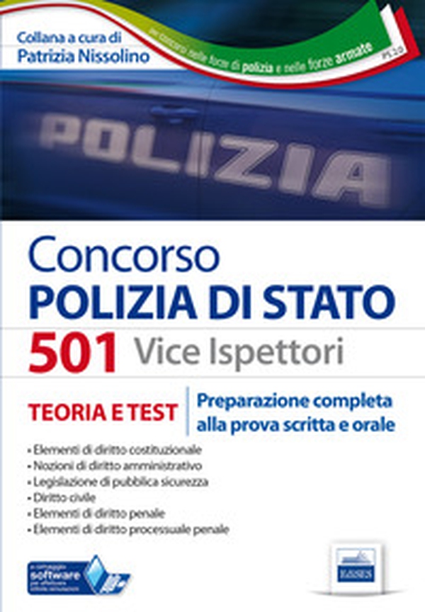 Concorso 501 vice ispettori polizia di Stato. Preparazione completa alla prova scritta e orale - Librerie.coop Concorso 501 vice ispettori polizia di Stato. Preparazione completa alla prova scritta e orale - Librerie.coop