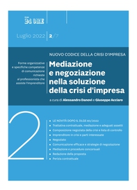 Nuovo Codice della crisi d’impresa. Mediazione e negoziazione nella soluzione della crisi d'impresa - Librerie.coop Nuovo Codice della crisi d’impresa. Mediazione e negoziazione nella soluzione della crisi d'impresa - Librerie.coop