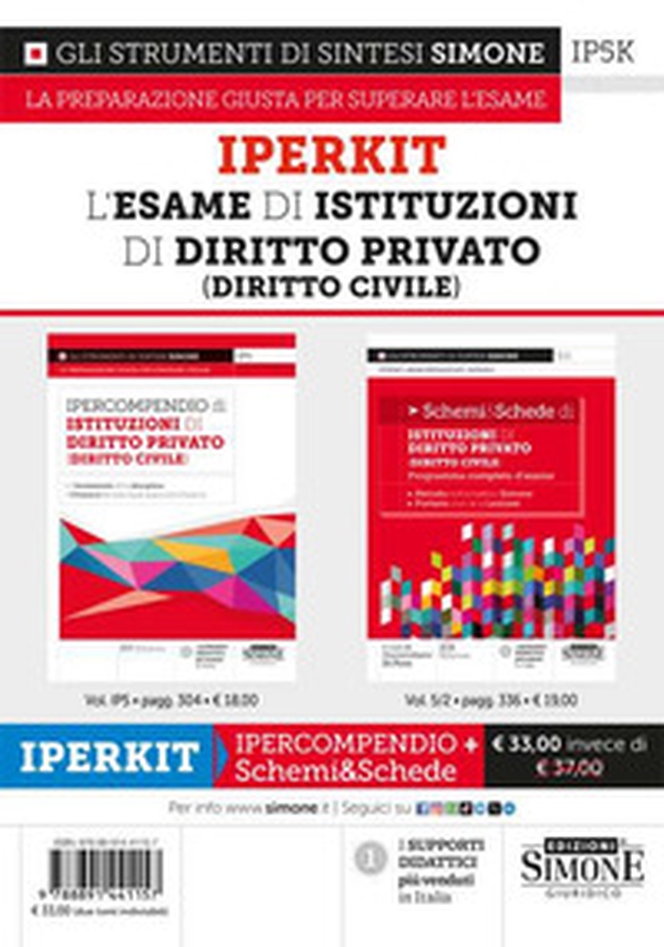 L'esame di istituzioni di diritto privato (diritto civile). Iperkit: Ipercompendio di istituzioni di diritto privato (diritto civile)-Schemi & schede di istituzioni di diritto privato (diritto civile) - Librerie.coop L'esame di istituzioni di diritto privato (diritto civile). Iperkit: Ipercompendio di istituzioni di diritto privato (diritto civile)-Schemi & schede di istituzioni di diritto privato (diritto civile) - Librerie.coop