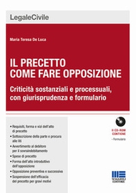 Il precetto come fare opposizione - Librerie.coop