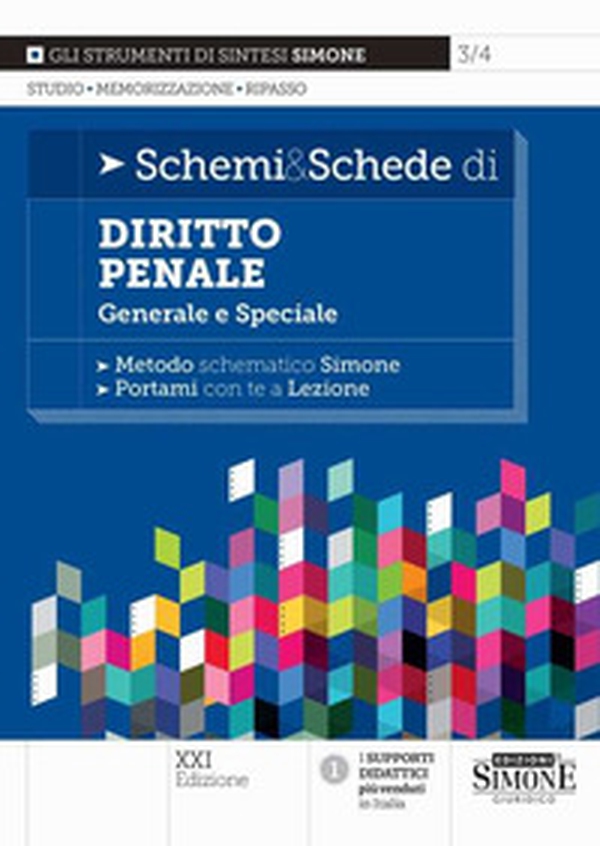 Schemi & schede di diritto penale. Generale e speciale - Librerie.coop Schemi & schede di diritto penale. Generale e speciale - Librerie.coop