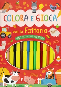 Colora e gioca con la fattoria. Con 8 pennarelli - Librerie.coop Colora e gioca con la fattoria. Con 8 pennarelli - Librerie.coop