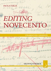 Editing Novecento - Librerie.coop Editing Novecento - Librerie.coop