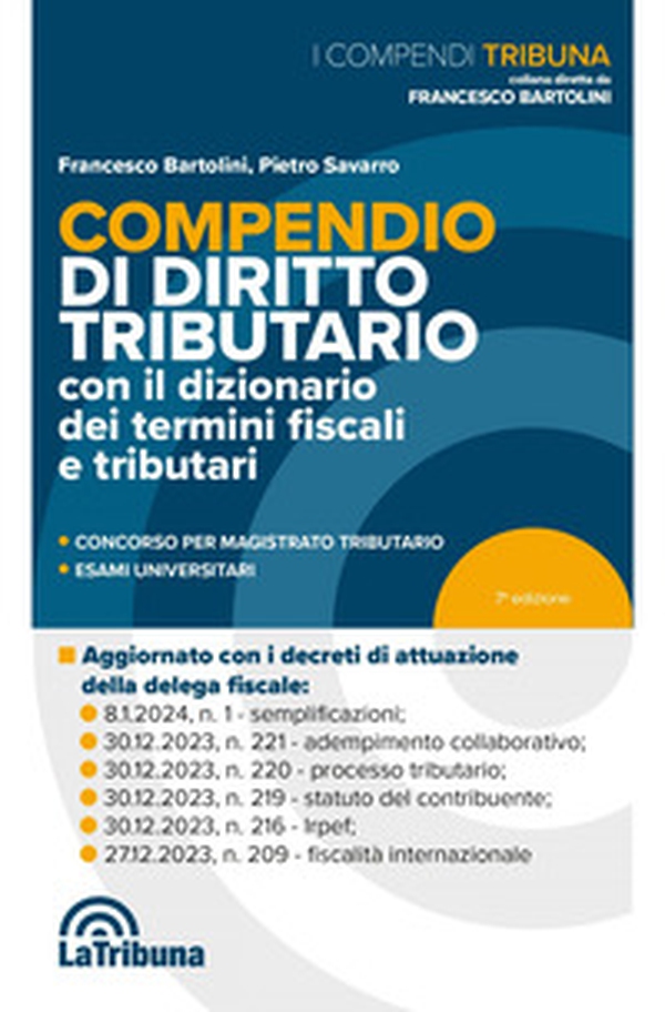 Compendio di diritto tributario - Librerie.coop Compendio di diritto tributario - Librerie.coop