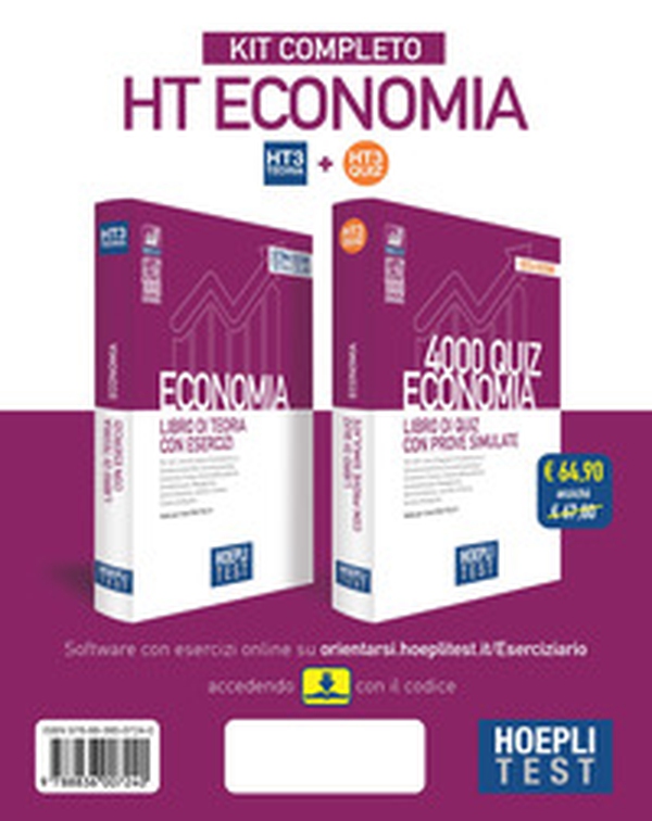 Hoepli test. Economia. Kit completo: Libro di teoria con esercizi-4000 Quiz con prove simulate - Librerie.coop Hoepli test. Economia. Kit completo: Libro di teoria con esercizi-4000 Quiz con prove simulate - Librerie.coop