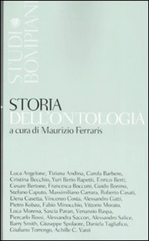 Storia della ontologia - Librerie.coop Storia della ontologia - Librerie.coop