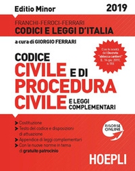 Codice civile e di procedura civile e leggi complementari. Ediz. minore - Librerie.coop Codice civile e di procedura civile e leggi complementari. Ediz. minore - Librerie.coop