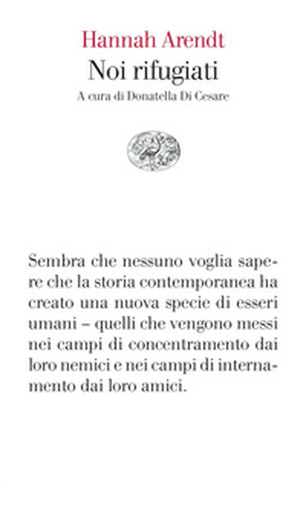 Noi rifugiati - Librerie.coop Noi rifugiati - Librerie.coop