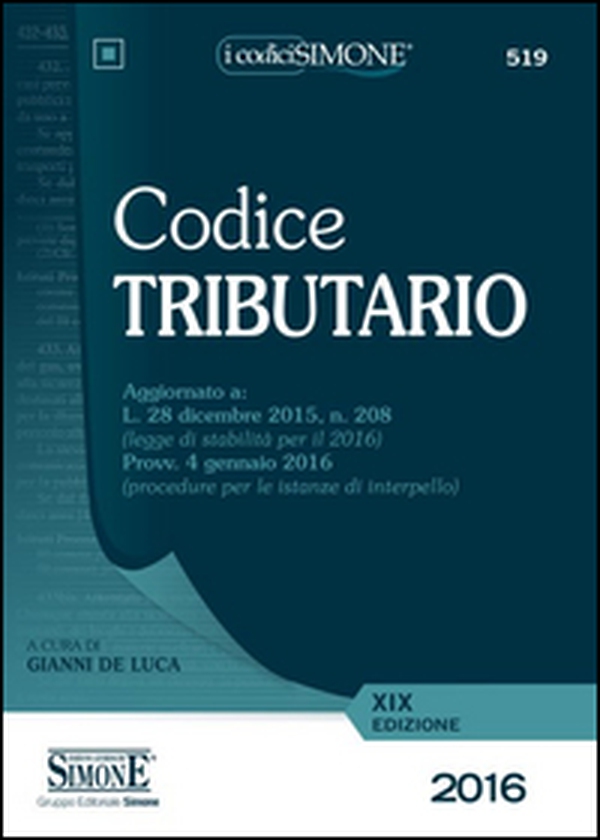 Codice tributario - Librerie.coop Codice tributario - Librerie.coop