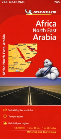 Africa nord-est, Arabia 1:4.000.000 - Librerie.coop
